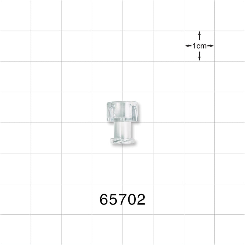 Female Luer Cap, Vented, Clear -  - 65702
