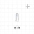 Female Luer Cap, Non-Vented, Natural -  - 65708
