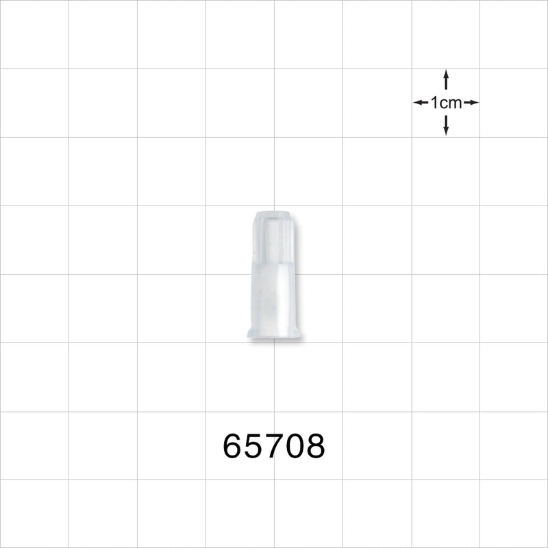 Female Luer Cap, Non-Vented, Natural -  - 65708