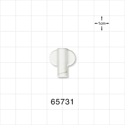 Female Luer Cap, Non-Vented, White -  - 65731