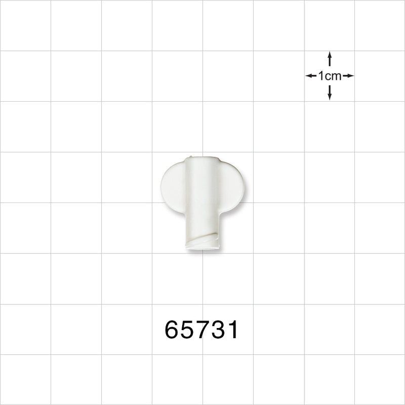 Female Luer Cap, Non-Vented, White -  - 65731