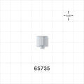 Male Luer Cap, Non-Vented, White -  - 65735
