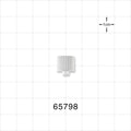 Male Luer Cap, Vented, White -  - 65798