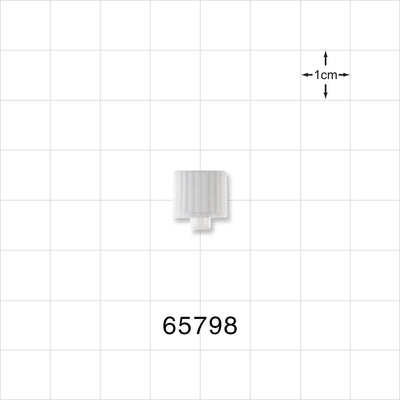 Male Luer Cap, Vented, White -  - 65798