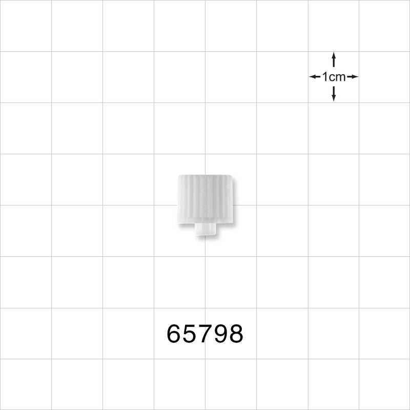 Male Luer Cap, Vented, White -  - 65798