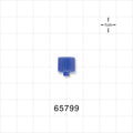 Male Luer Cap, Non-Vented, Blue -  - 65799