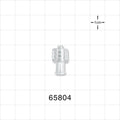 Double Dead-Ender Cap, Non-Vented, Clear -  - 65804