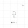 Double Dead-Ender Cap, Non-Vented, White -  - 65811