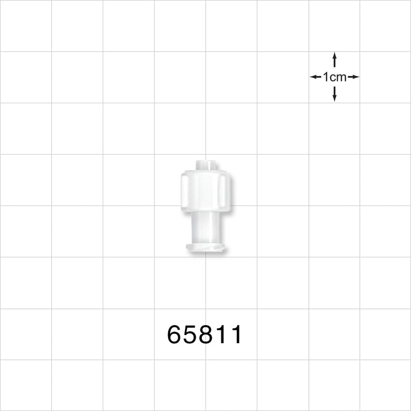 Double Dead-Ender Cap, Non-Vented, White -  - 65811