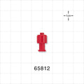 Double Dead-Ender Cap, Non-Vented, Red -  - 65812