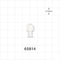 Double Dead-Ender Cap, Vented, White -  - 65814