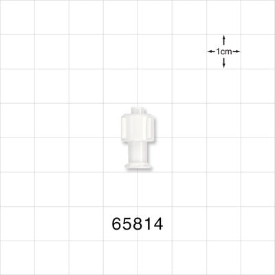 Double Dead-Ender Cap, Vented, White -  - 65814