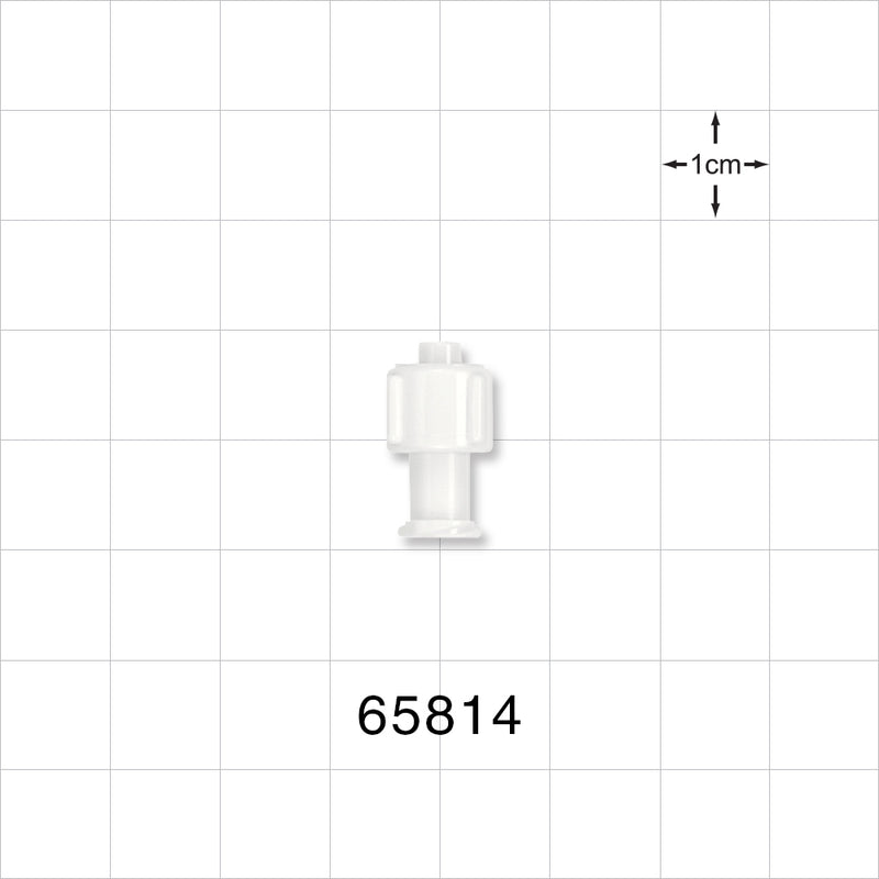 Double Dead-Ender Cap, Vented, White -  - 65814