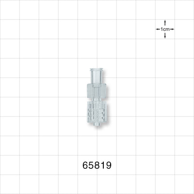 Female Luer Lock, Male Luer w/Spin Lock, Clear -  - 65819