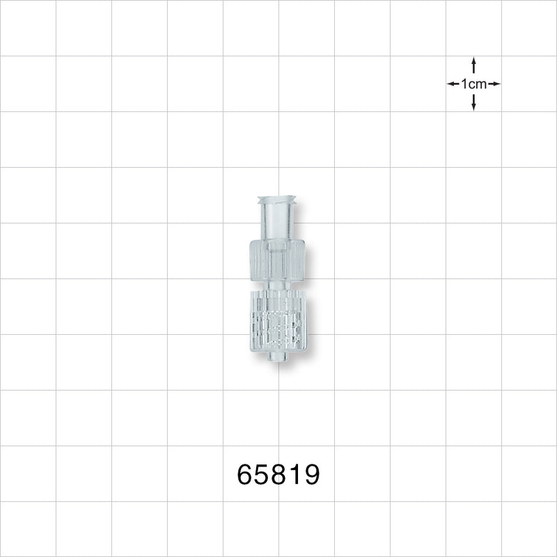 Female Luer Lock, Male Luer w/Spin Lock, Clear -  - 65819