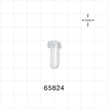 Tubing Plug, Clear - Fits 0.276 inch ID Tubing (7 mm) - 65824