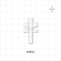 Bag Port, Twist-Off - 0.209 inch ID/0.276 inch OD (5.3 mm /7 mm) - 65854