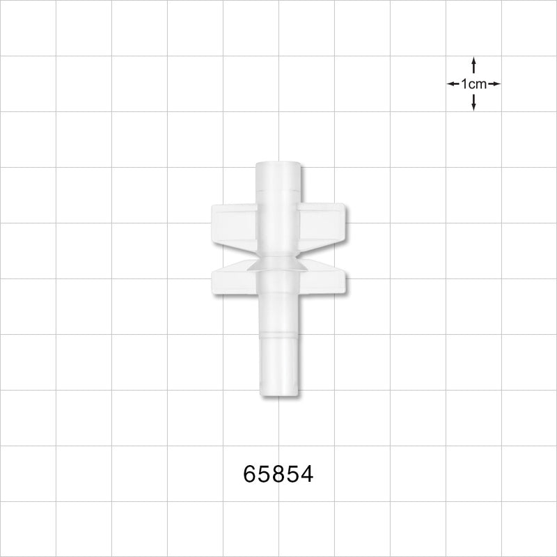 Bag Port, Twist-Off - 0.209 inch ID/0.276 inch OD (5.3 mm /7 mm) - 65854
