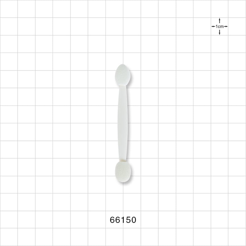 Dual Ended Round/Oval Tip Eye Shadow Applicator - 2.75 inch (70 mm) - 66150