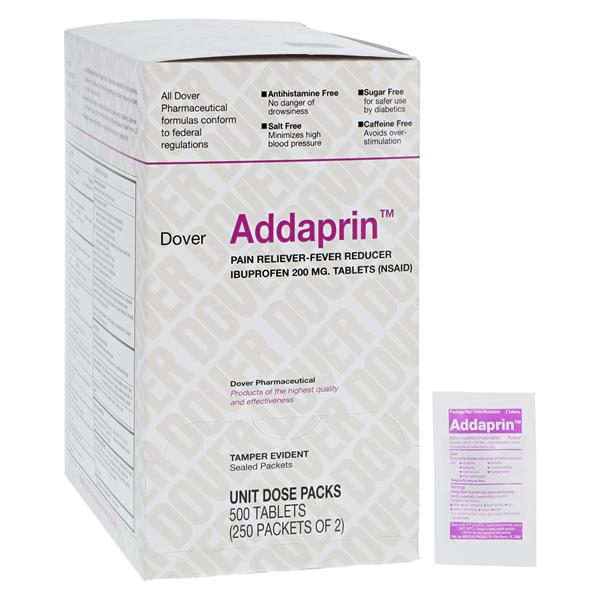 Medique Products Addaprin NSAID Tablets 200mg 250x2/Box - 1625314