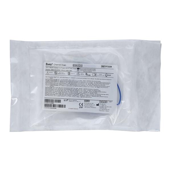 Bard Medical Division Silicone Channel Drain Hubless 15Fr Round Tip Full Fluted  - 072229