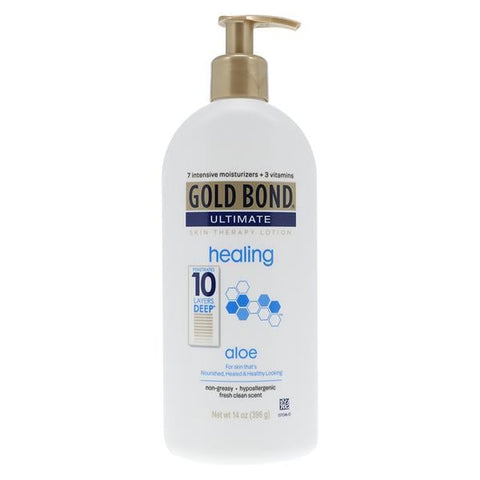 Chattem Inc Gold Bond Ultimate Restoring Lotion Vit A/C/E/Alo Vr 14oz White Skn 14oz/Bt, 24 BT/CASE - 06651