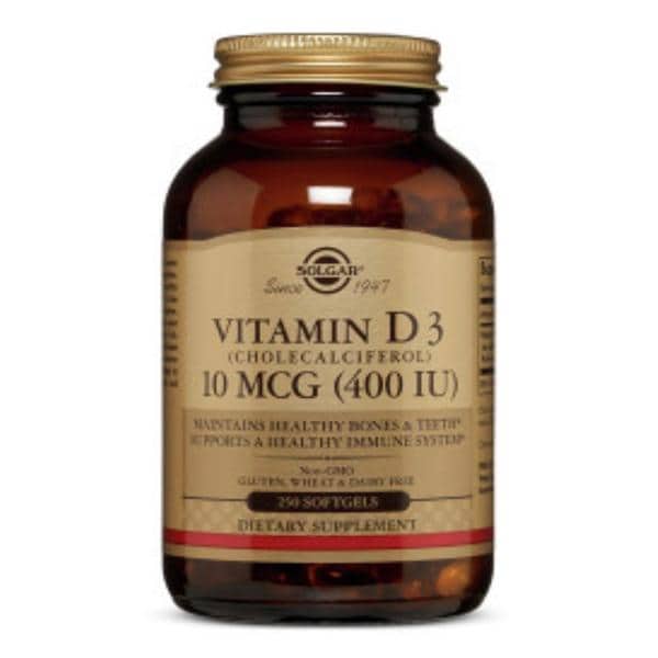 Garden of Life , LLD Vitamin D Supplement Softgels 400IU 250/Bottle - 33984033214