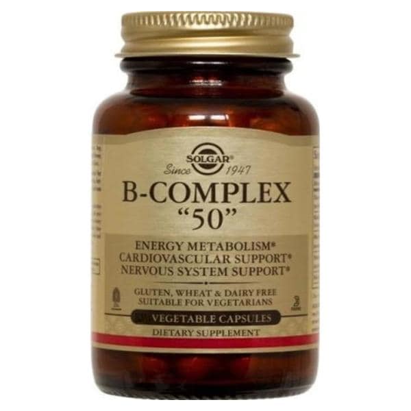 Garden of Life , LLD B-Complex "50" Adult Supplement Vegicaps Vegetarian/Kosher 100/Bottle - 33984011212