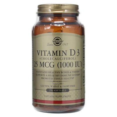 Garden of Life , LLD Vitamin D Supplement Softgels 1000IU 250/Bottle - 33984033412