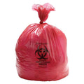 Medline Industries Inc -Biohazard Bag 1-1/2mil 40x46" Red Twist Tie Closure LDPE 100/Case NON154046