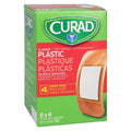 Medline Industries Inc -Curad Strip Bandage Plastic 2x4" Flesh Sterile 50/Box, 12 BX/CA NON25504