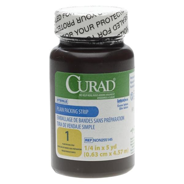 Medline Industries Inc Cotton Strip Packing 1/4"x5yd Sterile Not Made With Natural Rubber Latex - NON255145