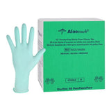 Medline Industries Inc -Aloetouch Nitrile Exam Gloves Medium Green Sterile Chemo Tested, 4 BX/CA MDS194086