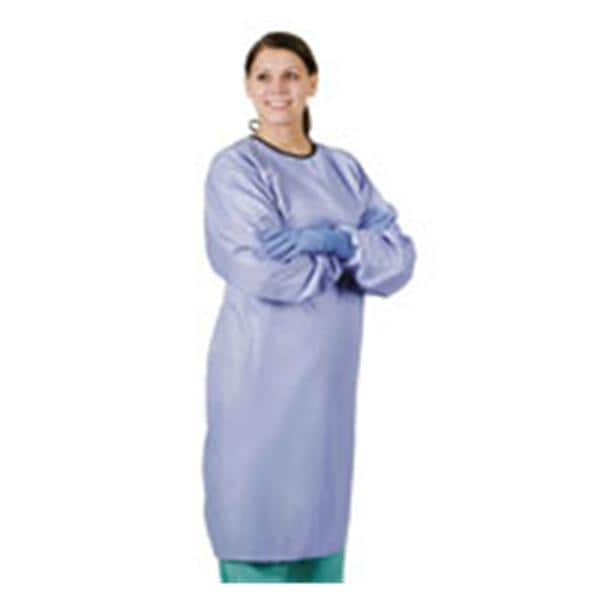Medline Industries Inc Isolation Gown 99% Polyester / 1% Carbon X-Large Ceil Blue Ea - 6636BLCXL