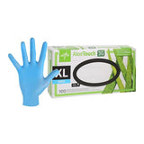 Medline Industries Inc -AloeTouch 3G Vinyl Exam Gloves X-Large Green Non-Sterile, 10 BX/CA MDS195177