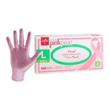 Medline Industries Inc -Pink Pearl Nitrile Exam Gloves Large Pink Non-Sterile Chemo Tested, 10 BX/CA PINK5086