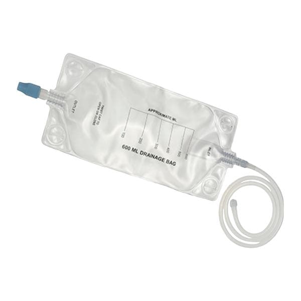 Argon Medical Nephrostomy Drainage Bag 600mL Anti-Reflux Twist Valve - DBAG600H