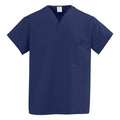 ComfortEase by Medline Scrub Shirt 1 Pocket Set-In Sleeves Large Midnight Blue Unisex Each - 910JNTL-CM