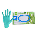 Medline Industries Inc -Aloetouch Ice Nitrile Exam Gloves Medium Green Non-Sterile Chemo Tested, 10 BX/CA MDS195285