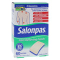 Hisamitsu Corp Salonpas Pain Relief Patch 3.1/6/10% 8 Hour 60/Package, 36 PK/CA - NHP-060