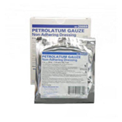 Gentell, Inc. Caliber Petrolatum Gauze Dressing 3x36" 12 Ply Sterile White Highly Absorbent LF, 6 BX/CA - DKC20062