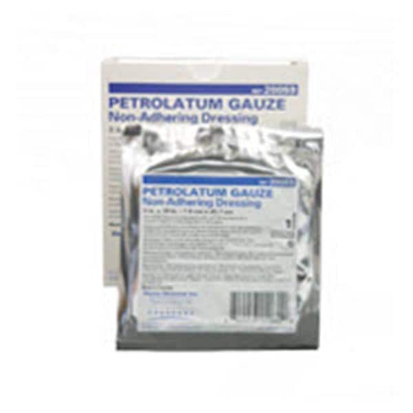 Gentell, Inc. Caliber Petrolatum Gauze Dressing 3x36" 12 Ply Sterile White Highly Absorbent LF, 6 BX/CA - DKC20062