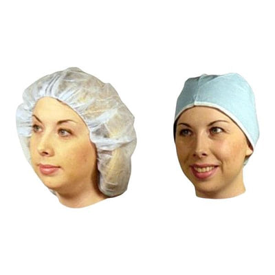 Dukal LLC -Bouffant Cap White Non Sterile Disposable Not Made From Natural Rubber Latex 500/Case 324W