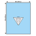 O & M Halyard -Centaur 9x124" Sterile Arthroscopy Drape 6cm Fenestrated 89265