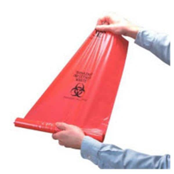Berry Global Inc. -Bag Biohazard 10gal Red/Black Symbol Non-Sterile 25/Rl IWB-10
