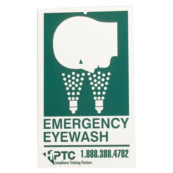 HPTC, Inc OSHA Sign Emergency Eyewash 11 in x 7 in Each - ESP