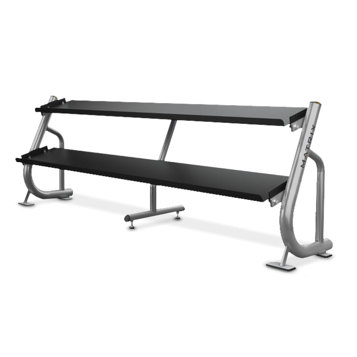 Matrix 2-Tier Flat-Tray Dumbbell Rack (Packaging - Each)