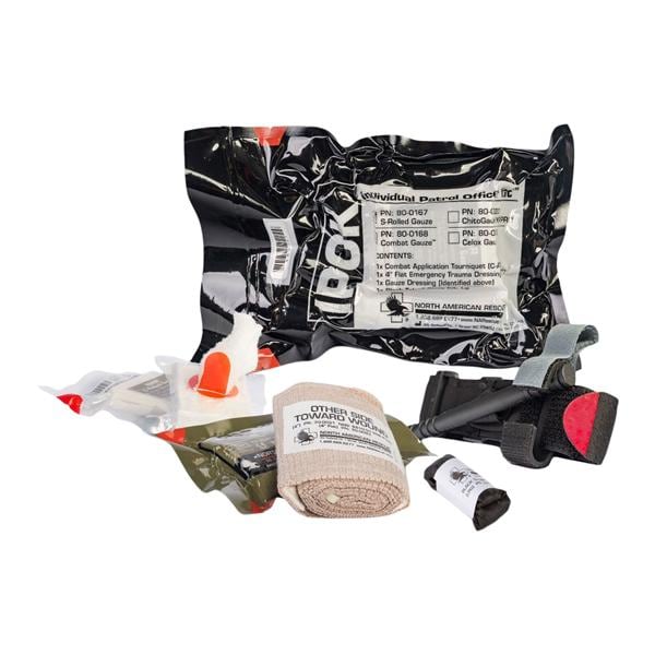 North American Rescue LLC  IPOK Multiple Contents Combat Kit 4x70" Kit Not Made With Natural Rubber Latex - 80-0167