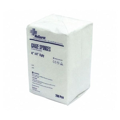 Medsource International Cutimed Siltec Foam Gauze Sponge 4x4" 8 Ply Non-Sterile Silicone, 20 PK/CA - MS-GZ4X4NS