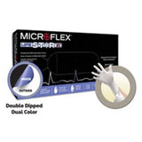 Microflex Inc -MICROFLEX Lifestar EC Nitrile Exam Gloves 2X-Large Extended White Exterior/Blue Interior Non-Sterile Not Chemo Approved, 10 BX/CA LSE-104-XXL